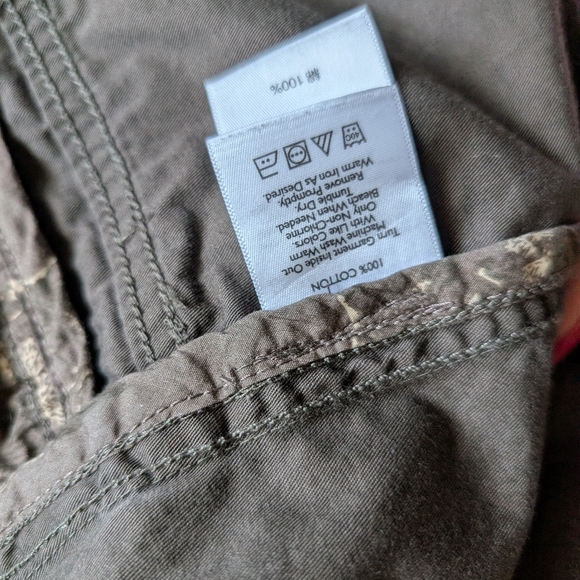 Eddie Bauer jacket Medium Green Collared Zip Up Unisex - Picture 11 of 12